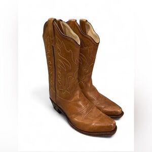 Old West Leather Cowboy Boots